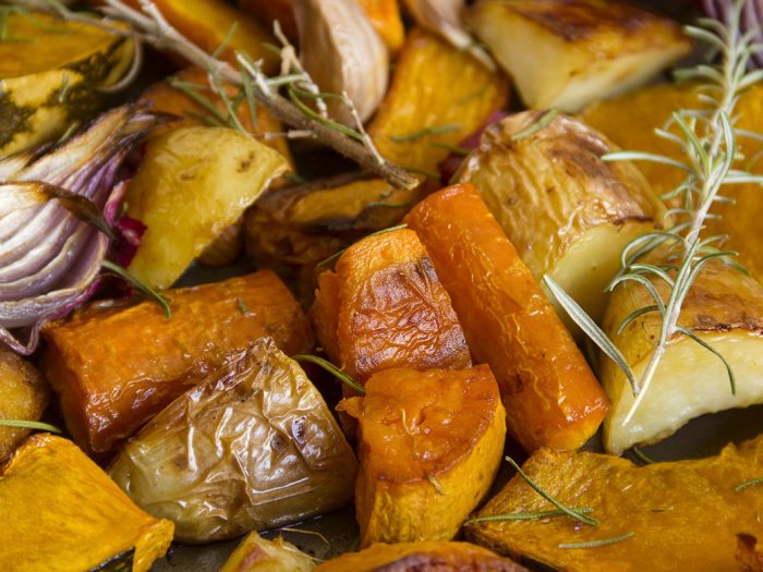 Roasted Vegetables in Maple Syrup